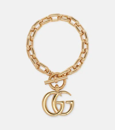 Gucci Gg Marmont Chain Bracelet In Gold
