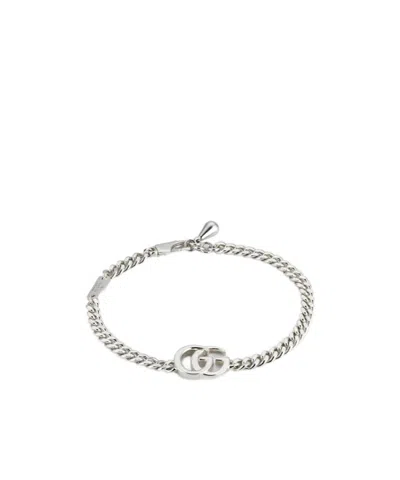 Gucci Gg Marmont Chain Bracelet In Green