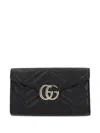 Gucci Gg Marmont Chain-strap Mini Bag In Black