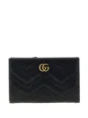 Gucci 'gg Marmont' Wallet In Black