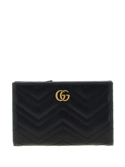 GUCCI GG MARMONT CHEVRON MATELASSÉ WALLET