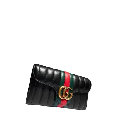 Gucci Gg Marmont Continental Wallet In Black