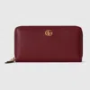 Gucci Gg Marmont Continental Wallet In Bordeaux