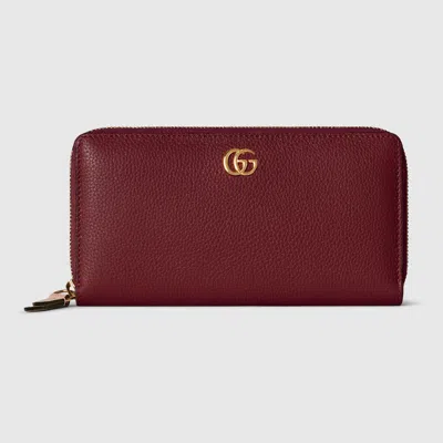 Gucci Gg Marmont Continental Wallet In Bordeaux