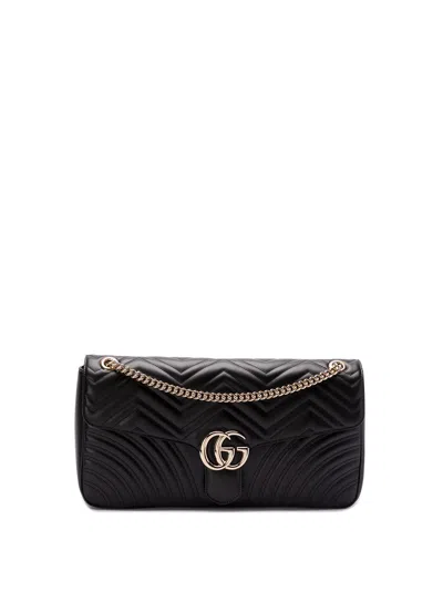 Gucci `gg Marmont` Crossbody Bag In Black  