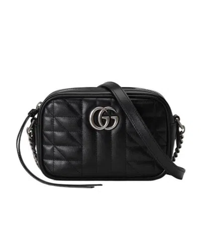 Gucci Gg Marmont Crossbody Bag In Black