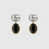 Gucci Gg Marmont Crystal Earrings