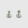 Gucci Gg Marmont Crystal Earrings