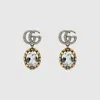 Gucci Gg Marmont Crystal Earrings
