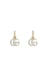 Gucci Gg Marmont Ohrringe Mit Kristallen In Gold
