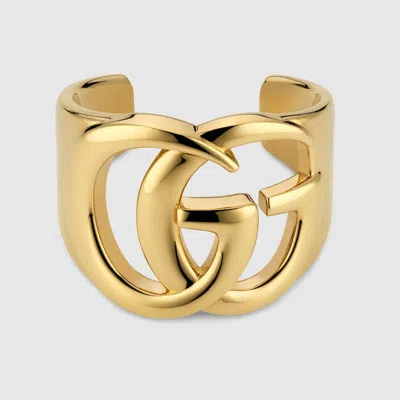 Gucci Gg Marmont Cuff Bracelet In Gold
