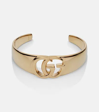 Gucci Gg Marmont Cuff Bracelet In Gold