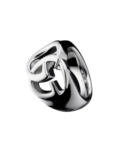 Gucci Gg Marmont Cut-out Wide Ring In Pattern