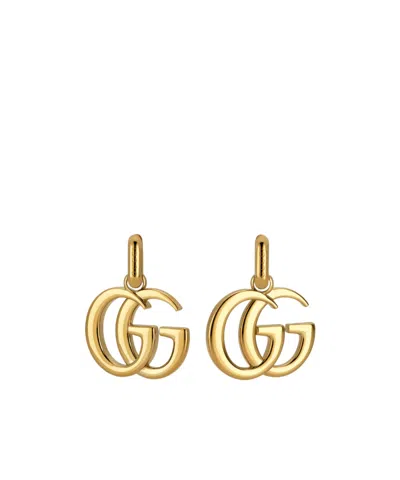 Gucci Gg Marmont Earrings In Gold