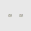 Gucci Womens Silver Gg Marmont Sterling-silver Stud Earrings In Undefined