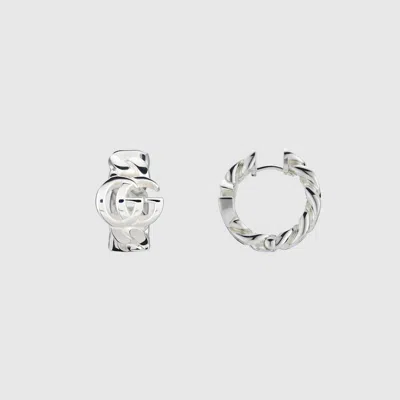 Gucci Gg Marmont Huggie Earrings In Undefined