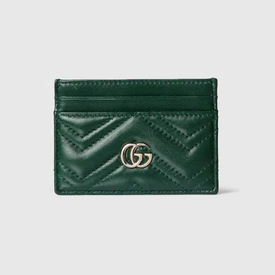 Gucci Gg Marmont Kartenetui In Green