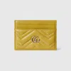 Gucci Gg Marmont Kartenetui In Yellow