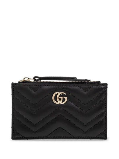 Gucci Gg Marmont Key Case In Black
