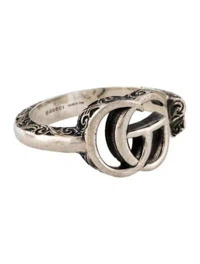 Pre-owned Gucci Gg Marmont Key Ring In Multicolor