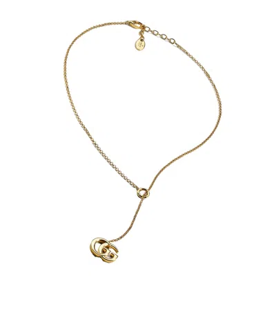 Gucci Gg Marmont Lariat Necklace In Gold