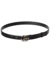 Gucci Gg Marmont Leather Belt In Black