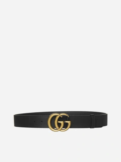 Gucci Gg Marmont Leather Belt