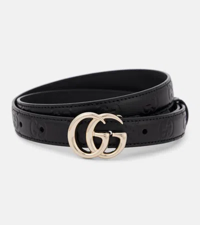 GUCCI GG MARMONT LEATHER BELT