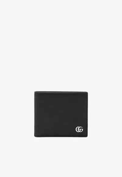 Gucci Gg Marmont Leather Bi-fold Wallet In Black