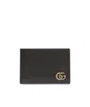 Gucci Gg Marmont Leather Bi-fold Wallet In Black
