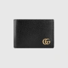 Gucci Gg Marmont Leather Bi-fold Wallet In Gold