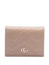 Gucci Gg Marmont Leather Card Case