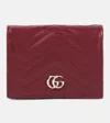 GUCCI GG MARMONT LEATHER CARD CASE