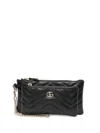 Gucci Gg Marmont Leather Mini Bag In Black