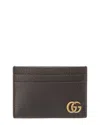 GUCCI GUCCI GG MARMONT LEATHER MONEY CLIP CARD HOLDER