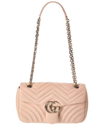 GUCCI GUCCI GG MARMONT LEATHER SHOULDER BAG