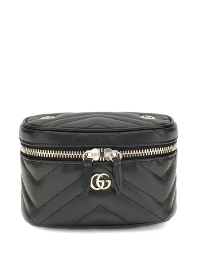 GUCCI GUCCI GG MARMONT LEATHER VANITY CASE