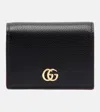 Gucci Gg Marmont Leather Wallet In Black