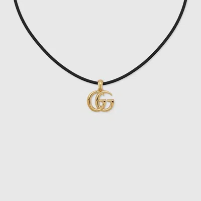 Gucci Gg Marmont Magnetic Cord Necklace In Multi