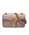 Gucci Gg Marmont Shoulder Bag In Pink