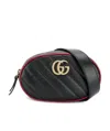 Gucci Gg Marmont Matelassé Belt Bag In Black