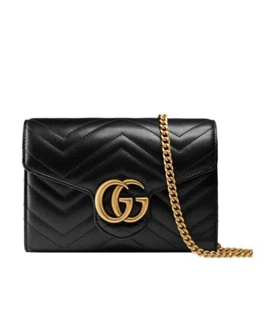 GUCCI GUCCI GG MARMONT MATELASSÉ MINI BAG