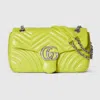 Gucci Gg Marmont Medium Shoulder Bag In Green