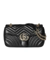 Gucci Gg Marmont Medium Shoulder Bag In Black