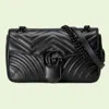 Gucci Gg Marmont Medium Shoulder Bag In Black