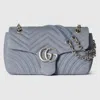 Gucci Gg Marmont Medium Shoulder Bag In Gray