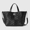 Gucci Gg Marmont Medium Tote Bag In Black