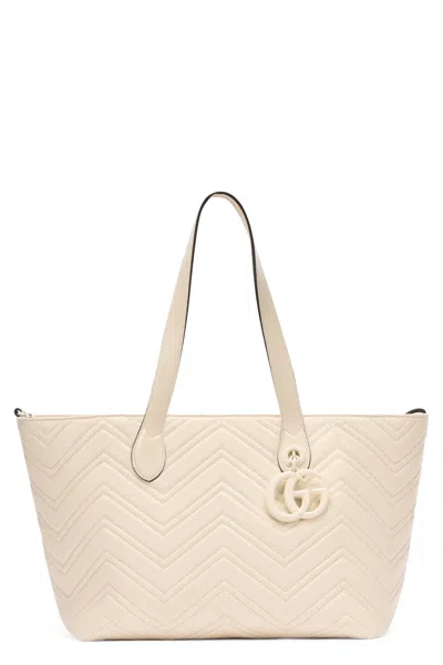 Gucci Gg Marmont Medium Tote Bag In Neutral
