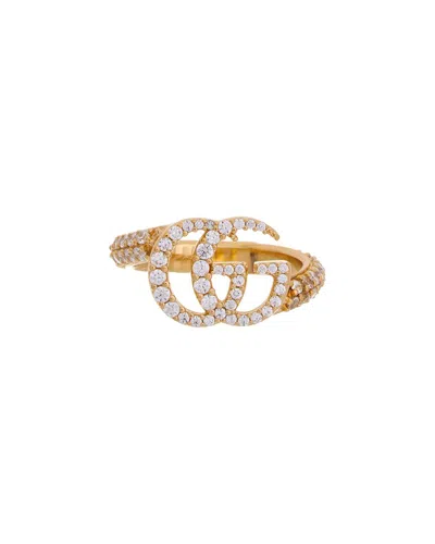 Gucci Gg Marmont Ring Mit Kristallen In Gold