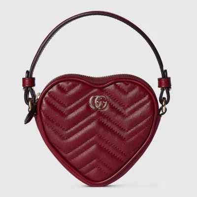 Gucci Gg Marmont Mini Bag In Red